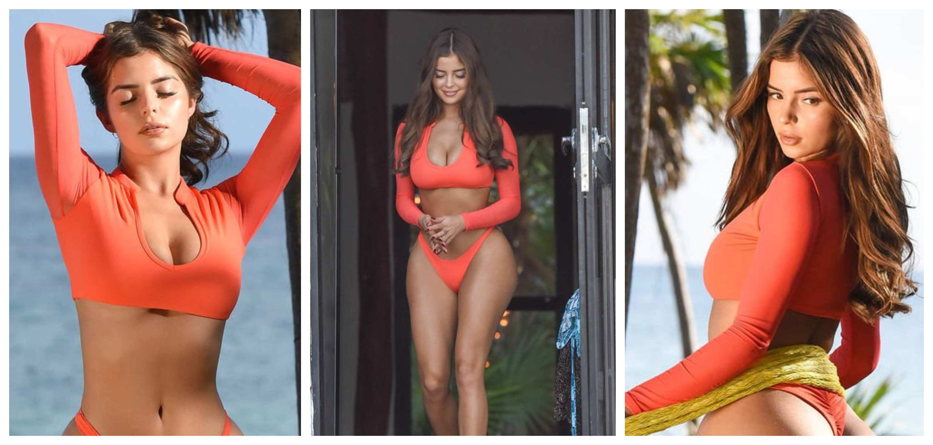 Instagram bombshell DEMI ROSE exposes in EYE-POPPING thong bikini pictures